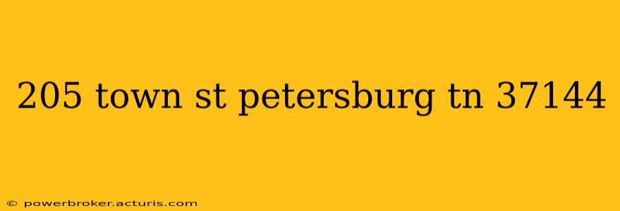 205 town st petersburg tn 37144