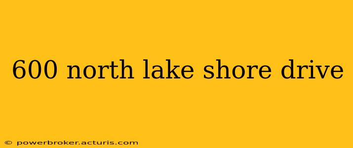 600 north lake shore drive