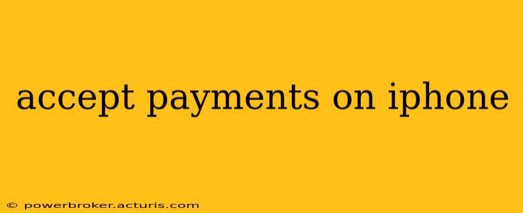 accept payments on iphone