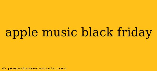 apple music black friday