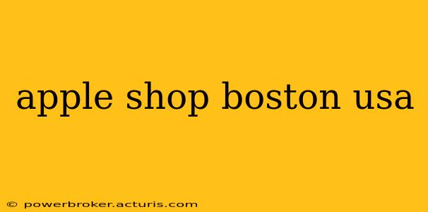 apple shop boston usa