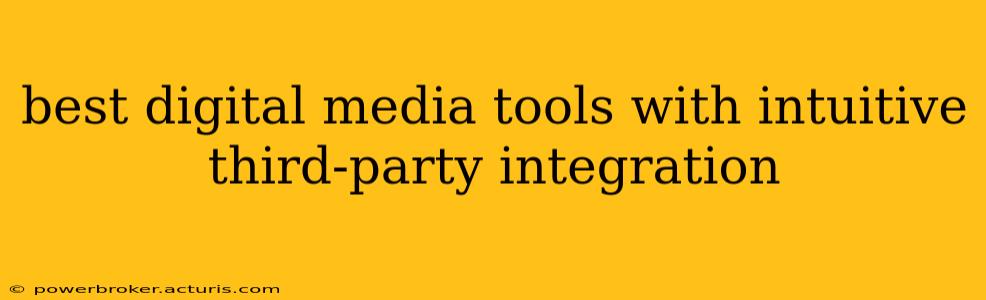best digital media tools with intuitive third-party integration