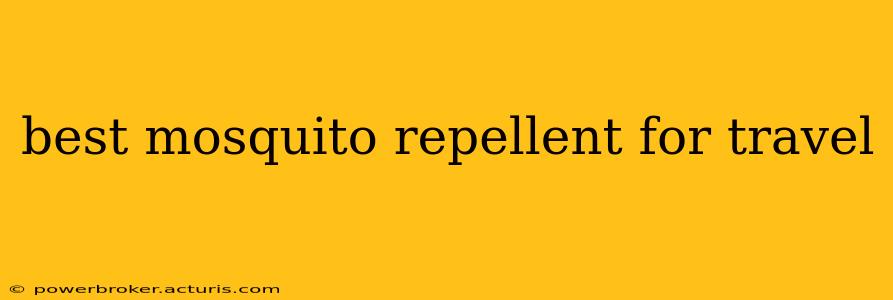 best mosquito repellent for travel