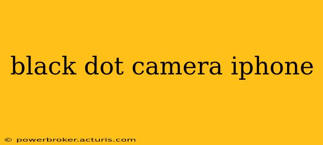 black dot camera iphone