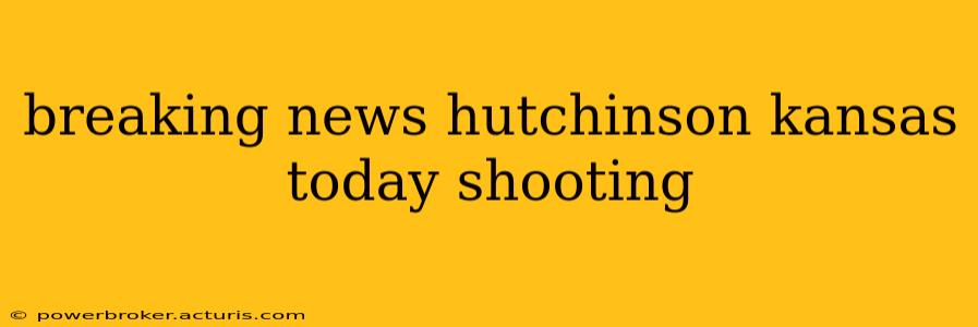 breaking news hutchinson kansas today shooting