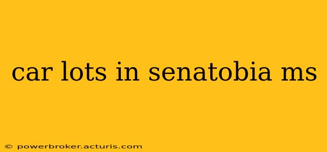 car lots in senatobia ms