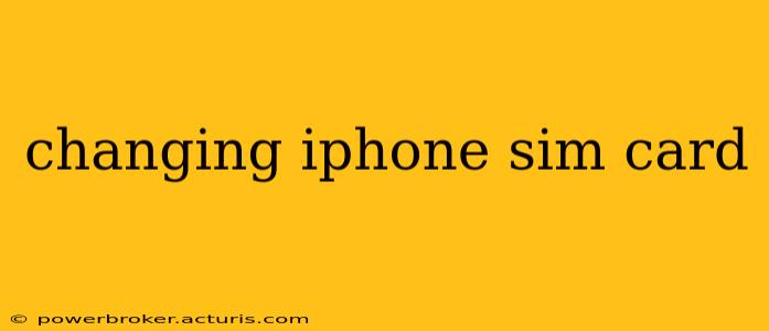 changing iphone sim card