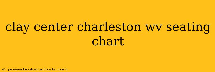 clay center charleston wv seating chart