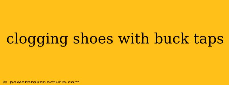 clogging shoes with buck taps