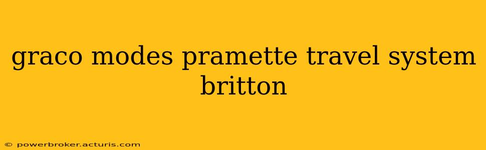graco modes pramette travel system britton