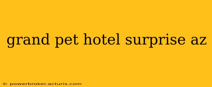grand pet hotel surprise az