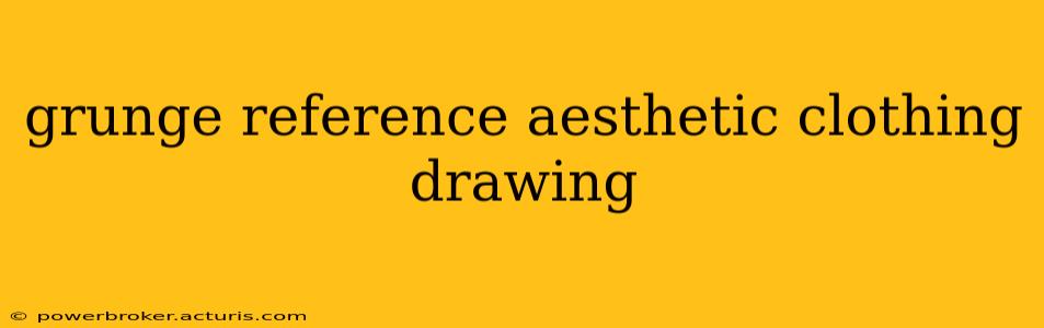 grunge reference aesthetic clothing drawing