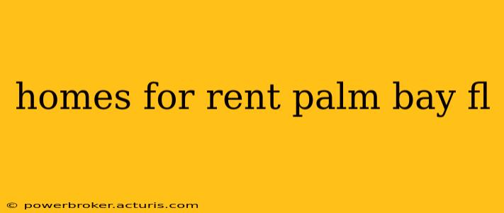 homes for rent palm bay fl