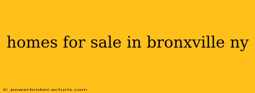 homes for sale in bronxville ny
