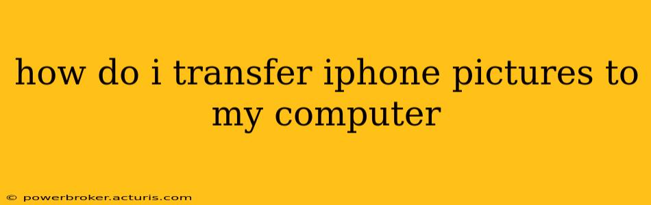 how do i transfer iphone pictures to my computer