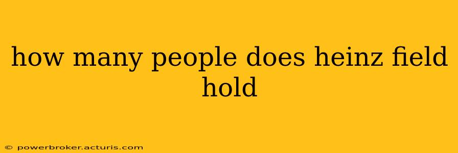 how many people does heinz field hold