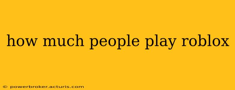 how much people play roblox