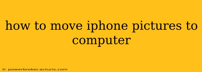 how to move iphone pictures to computer