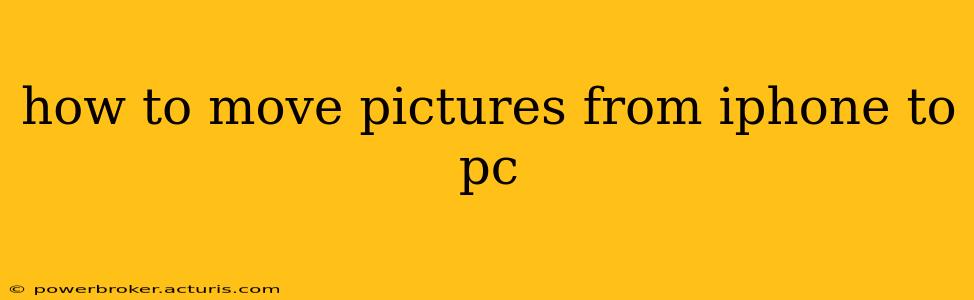 how to move pictures from iphone to pc