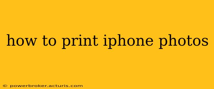 how to print iphone photos