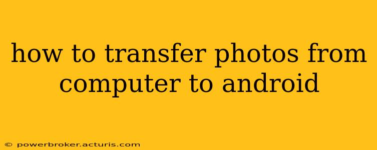 how to transfer photos from computer to android