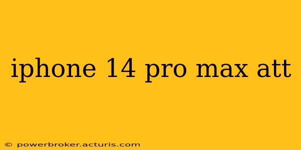 iphone 14 pro max att