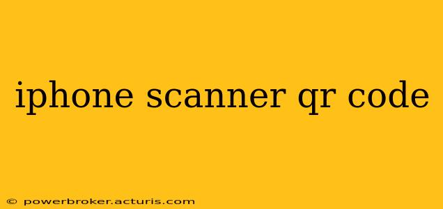 iphone scanner qr code