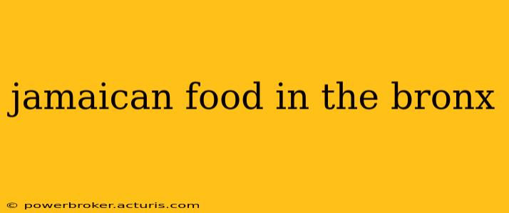 jamaican food in the bronx