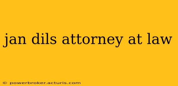 jan dils attorney at law