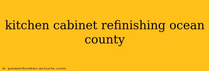kitchen cabinet refinishing ocean county