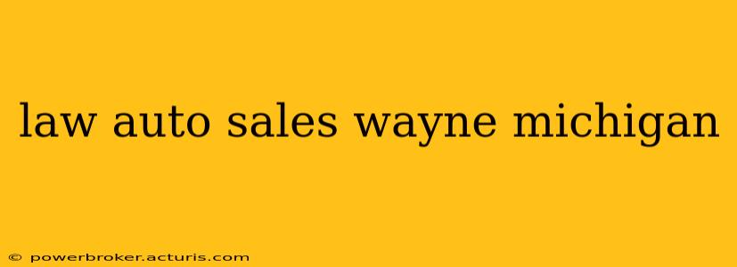 law auto sales wayne michigan