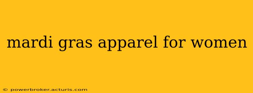 mardi gras apparel for women
