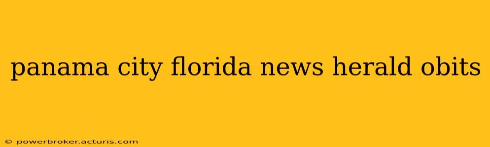 panama city florida news herald obits