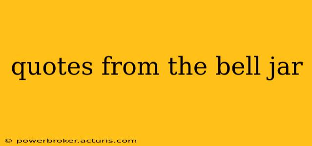 quotes from the bell jar