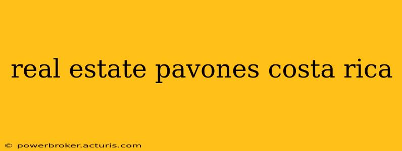 real estate pavones costa rica