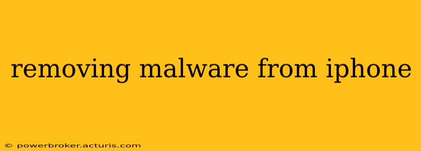 removing malware from iphone