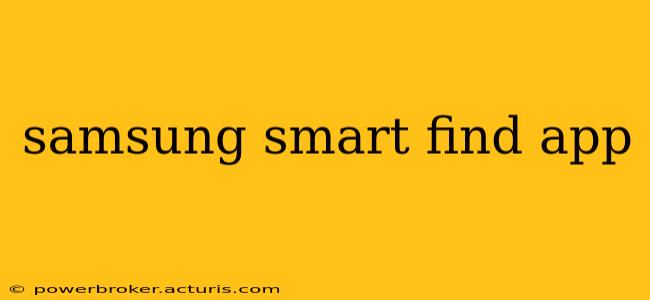samsung smart find app