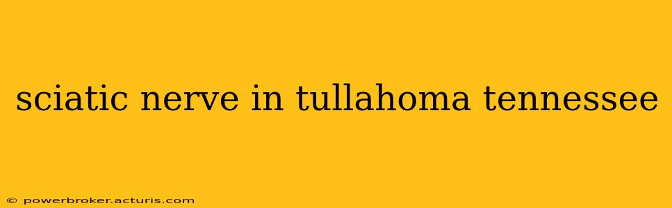 sciatic nerve in tullahoma tennessee