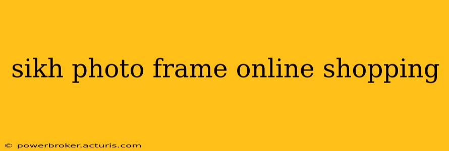 sikh photo frame online shopping