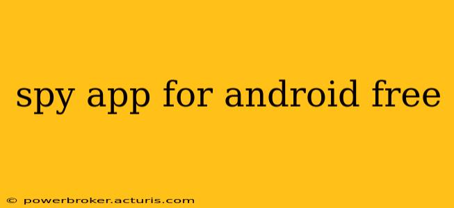 spy app for android free