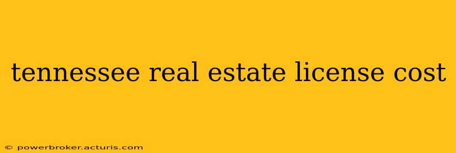 tennessee real estate license cost