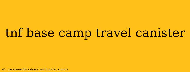 tnf base camp travel canister