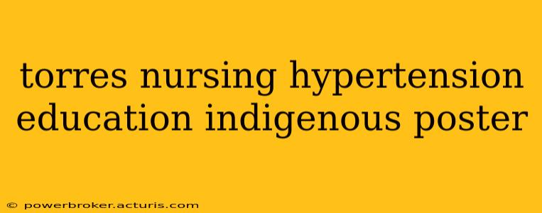 torres nursing hypertension education indigenous poster