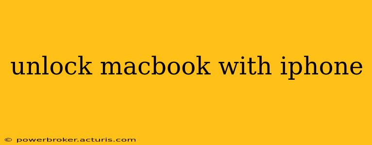unlock macbook with iphone