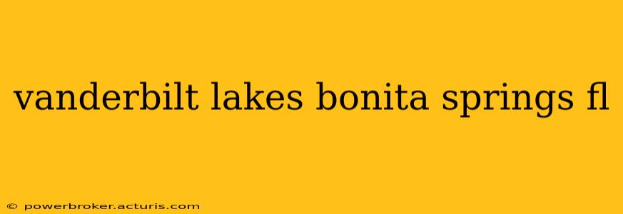 vanderbilt lakes bonita springs fl