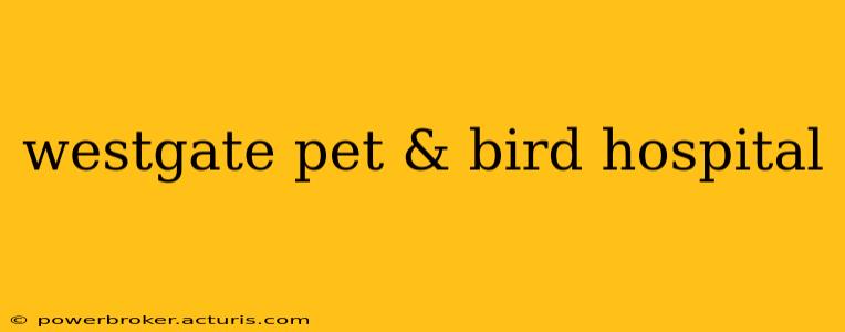 westgate pet & bird hospital