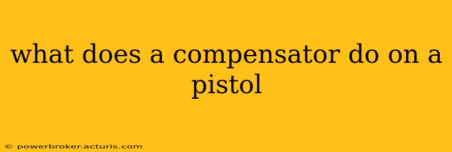 what does a compensator do on a pistol