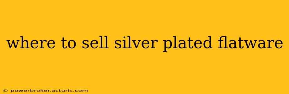 where to sell silver plated flatware